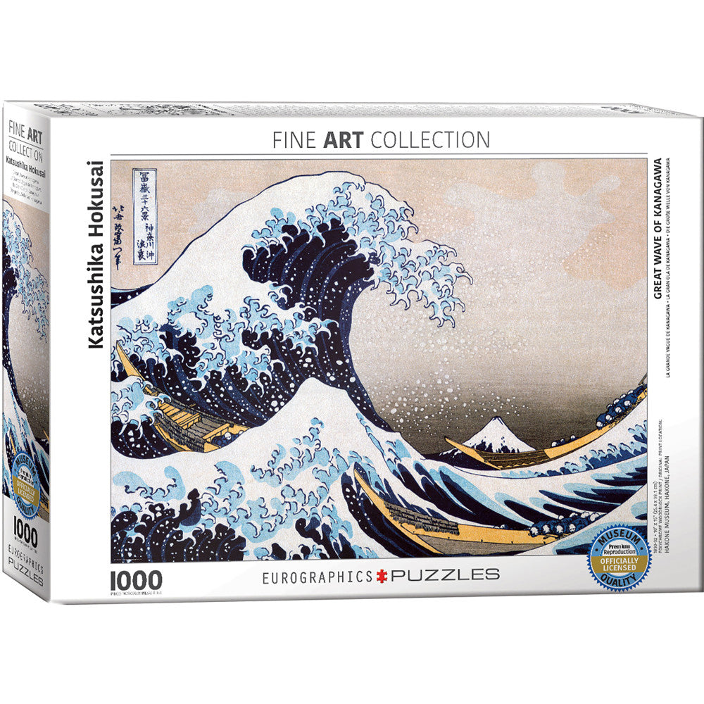 Eurographics: Great Wave Off Kanagawa by Hokusai - 1000 Piece Puzzle