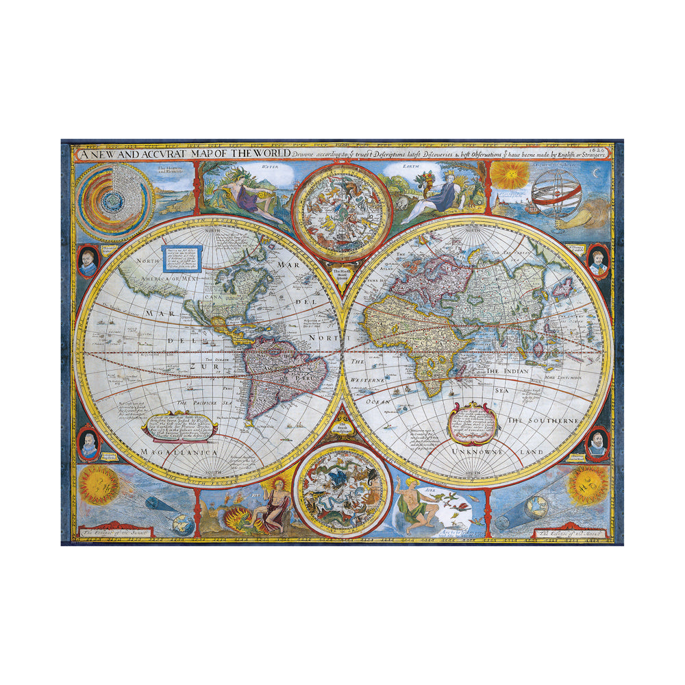 Educa Antique World Map Jigsaw Puzzle - 1000 pc