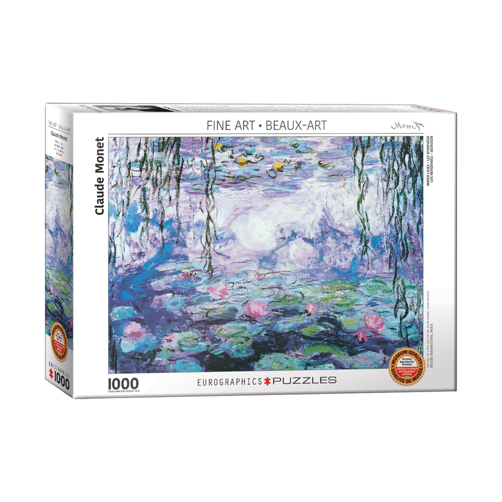 Claude Monet Water Lilies 1000 Piece Jigsaw Puzzle