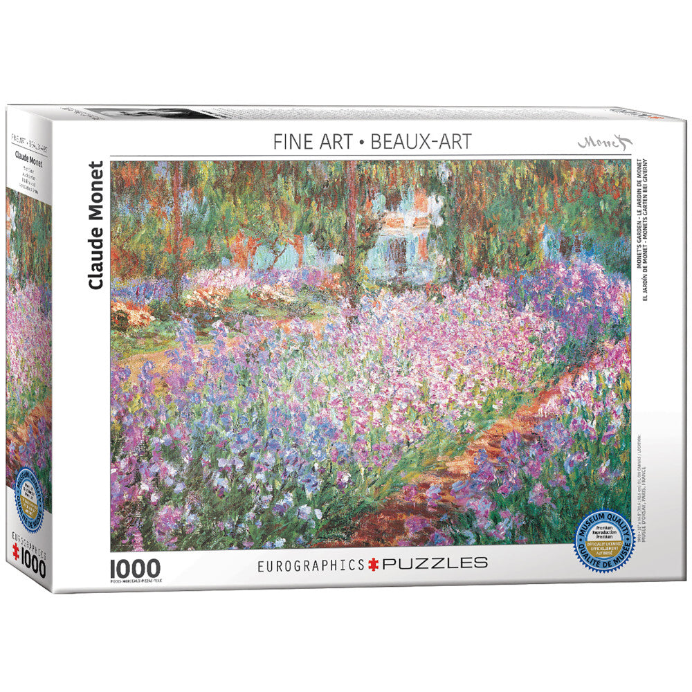 Claude Monet's Garden 1000-Piece Jigsaw Puzzle by EuroGraphics