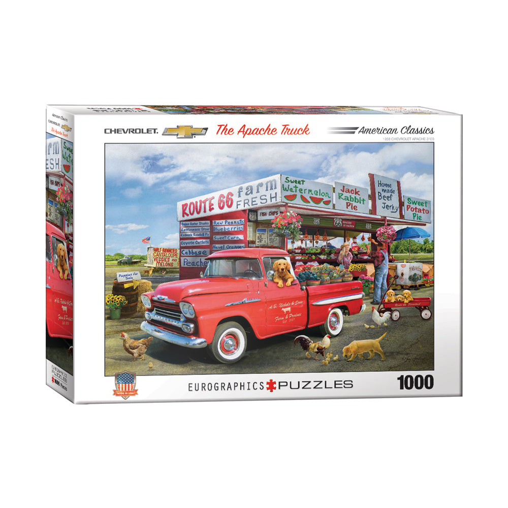 Eurographics The Apache Truck by Greg Giordano - 1000 pc Puzzle