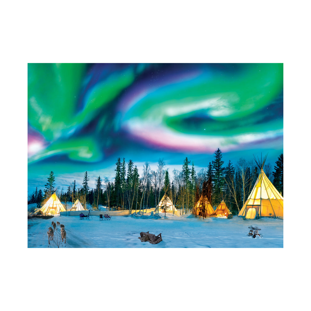 Eurographics Northern Lights Yellowknife Jigsaw Puzzle - 1000 pc