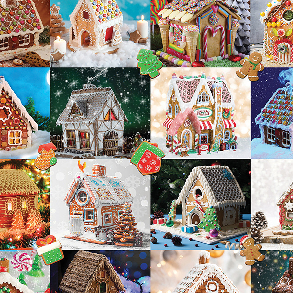 Eurographics: Puzzle Tin: Gingerbread House - 550 Piece Jigsaw Decorative House Shaped Tin