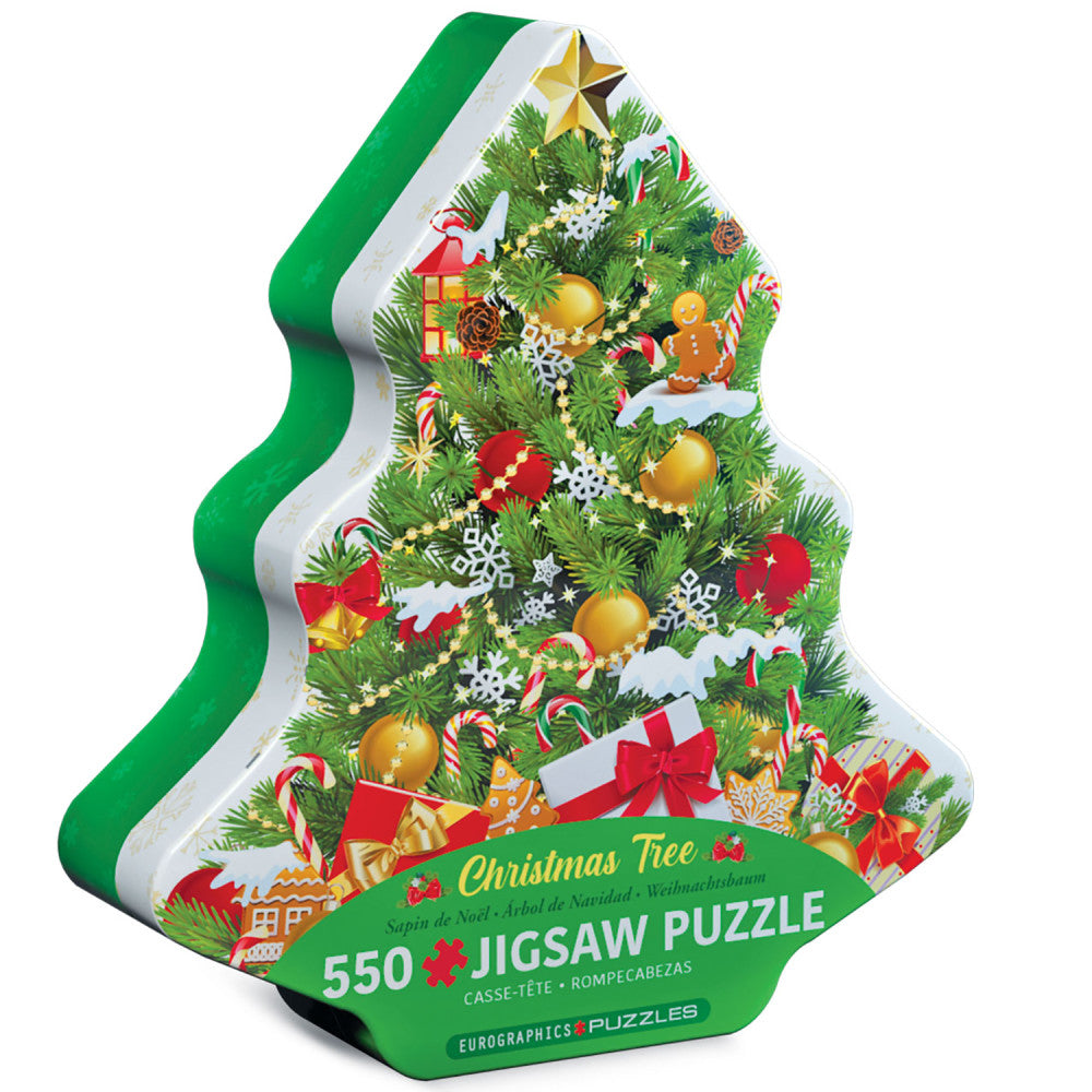 Eurographics: Puzzle Tin: Christmas Tree - 550 Piece Jigsaw