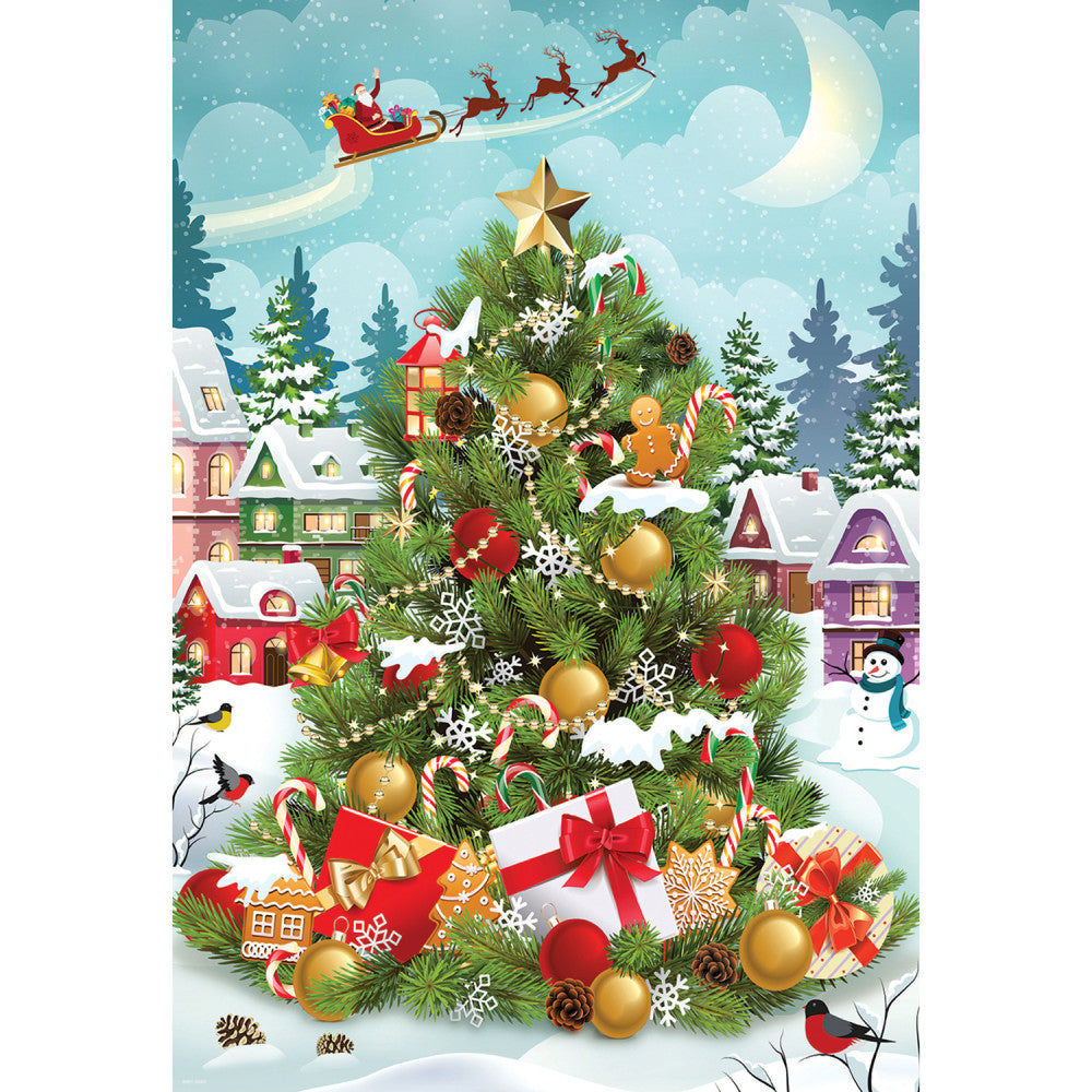 Eurographics: Puzzle Tin: Christmas Tree - 550 Piece Jigsaw