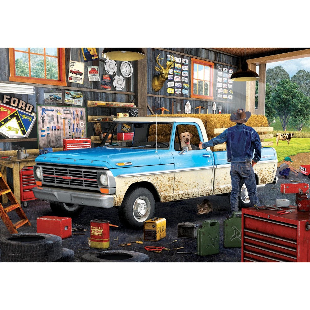 Eurographics: Puzzle Tin: Hard Days Work Ford Pick-Up - 550 Piece Jigsaw