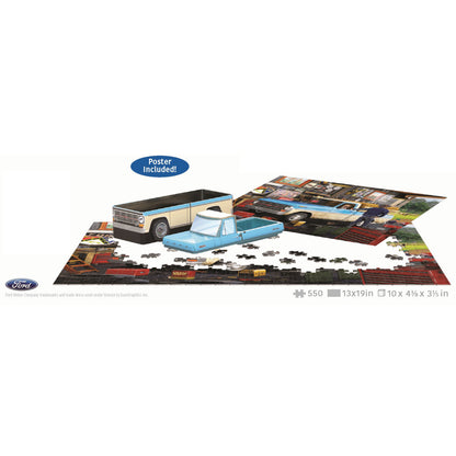 Eurographics: Puzzle Tin: Hard Days Work Ford Pick-Up - 550 Piece Jigsaw