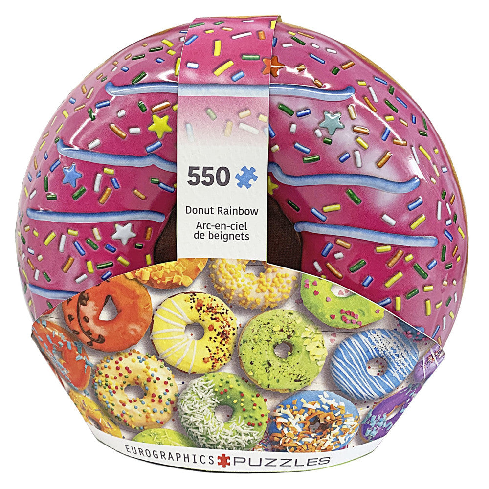 Eurographics: Puzzle Tin: Donut Rainbow - 550 Piece Jigsaw