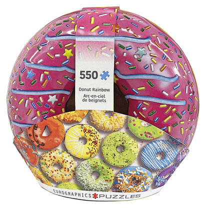 Eurographics: Puzzle Tin: Donut Rainbow - 550 Piece Jigsaw