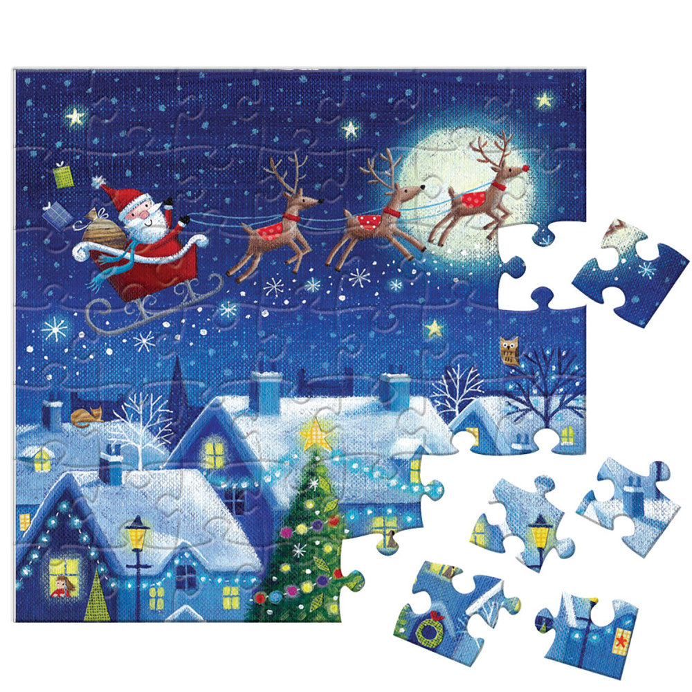 Eurographics: Puzzle Advent Calendar: Christmas Town - 24 Daily Unique Individual Jigsaws