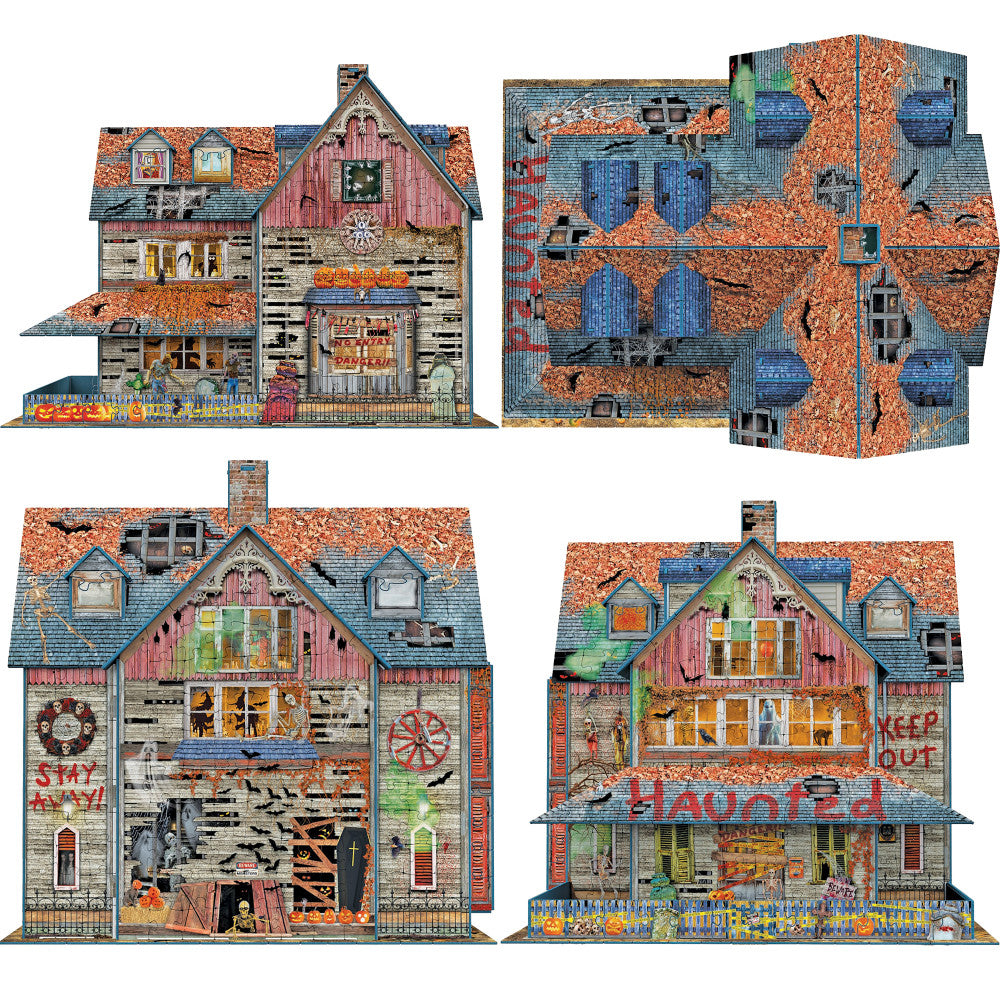 Eurographics: 3D Puzzle: Haunted House - 1100 Pieces - Halloween Adult Jigsaw