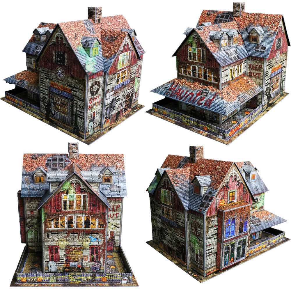 Eurographics: 3D Puzzle: Haunted House - 1100 Pieces - Halloween Adult Jigsaw