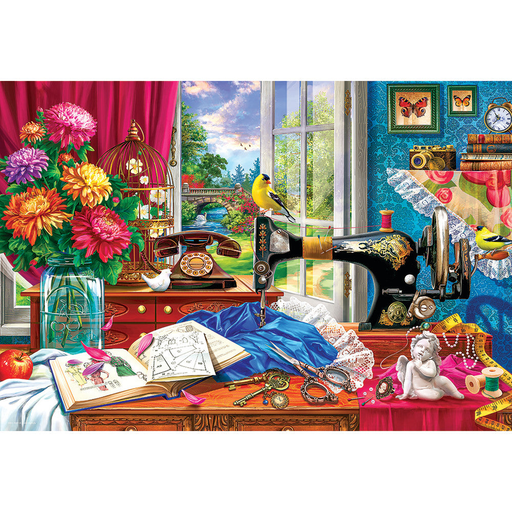 Eurographics: Puzzle Tin: Sewing Memories - 550 Piece Jigsaw