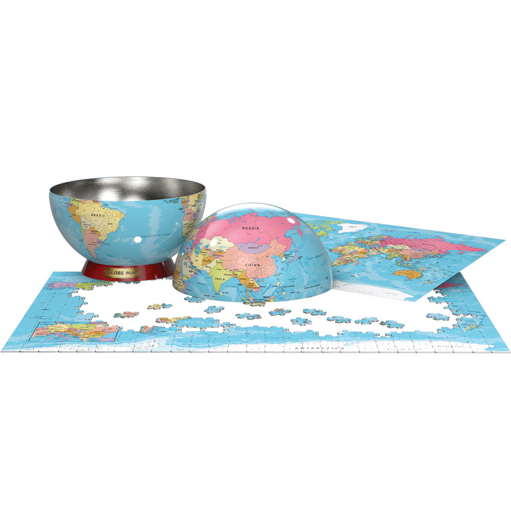 Eurographics: Puzzle Tin: World Map - 550 Piece Jigsaw