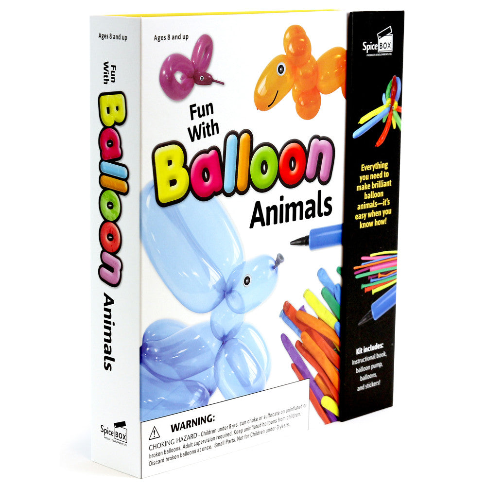 Fun With: Balloon Animals - Learn To Make Balloon Animals, Activity Kit, Ages 8+