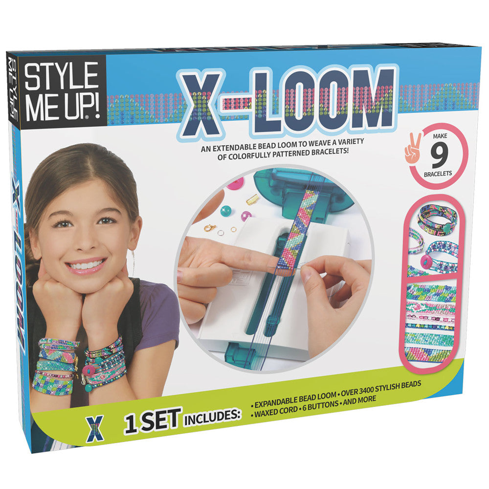 Style Me Up X-Loom Beaded Bracelet Maker Kit for Kids