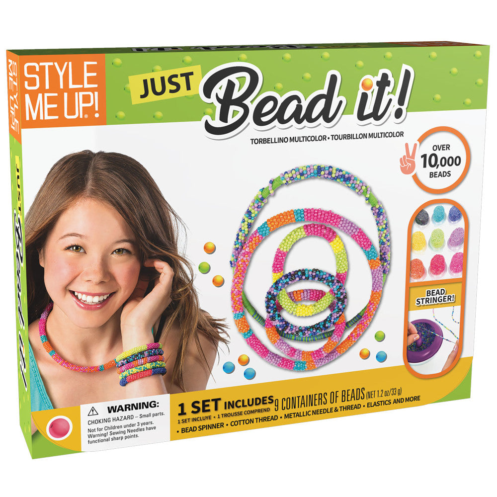 Style Me Up Just Bead It Deluxe DIY Jewelry Making Kit for Kids