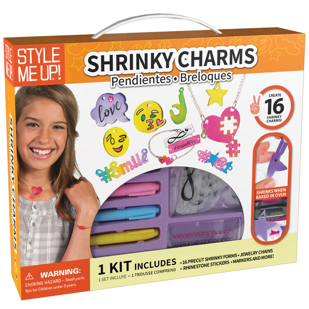Style Me Up Shrinky Charms Creative Crafting Kit for Kids