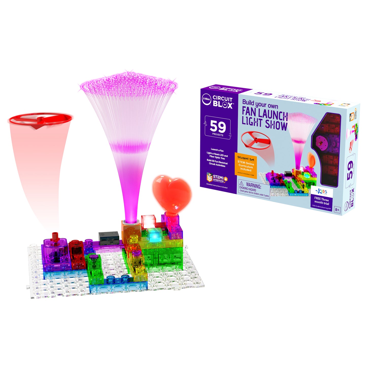 E-Blox Circuit Blox Student Set - 59 STEM Projects