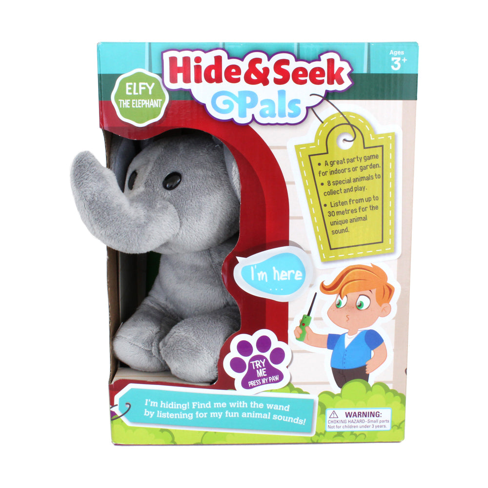 R&R Games Hide & Seek Pals - Elfy the Elephant Interactive Toy