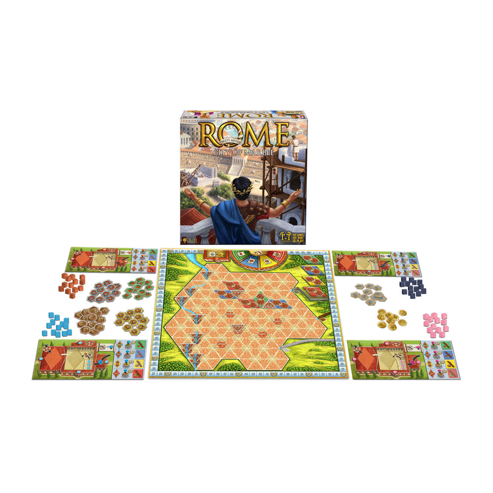 Rome: City of Marble Strategy Board Game for 2-4 Players