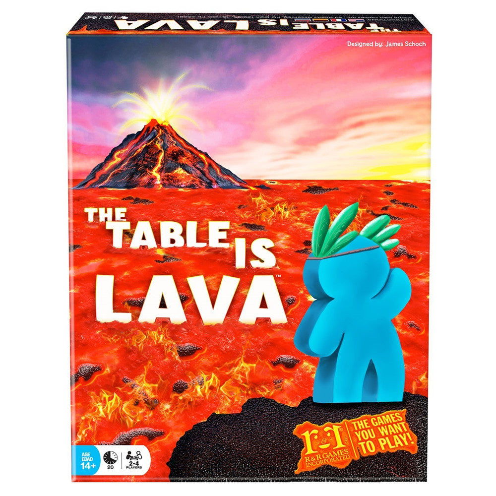 The Table Is Lava Cooperative Card Game by R&R Games