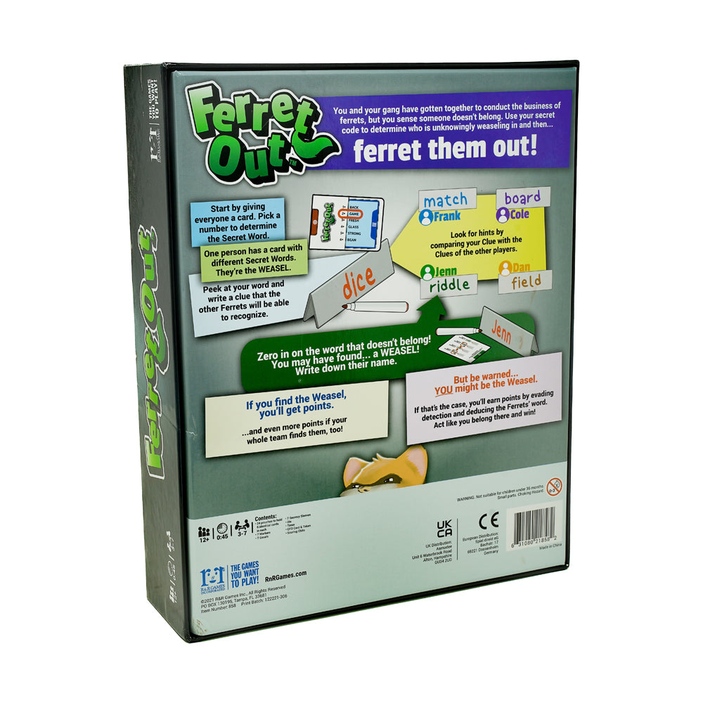 Ferret Out Secret Word Strategy Board Game by R&R Games