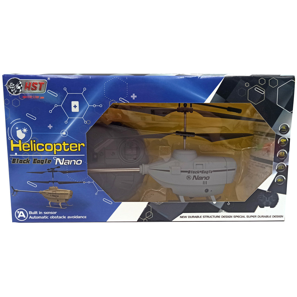 HST: R/C Helicopter: Black Eagle Nano - Surprise Color: Tan OR Gray, Remote-Controlled Vehicle