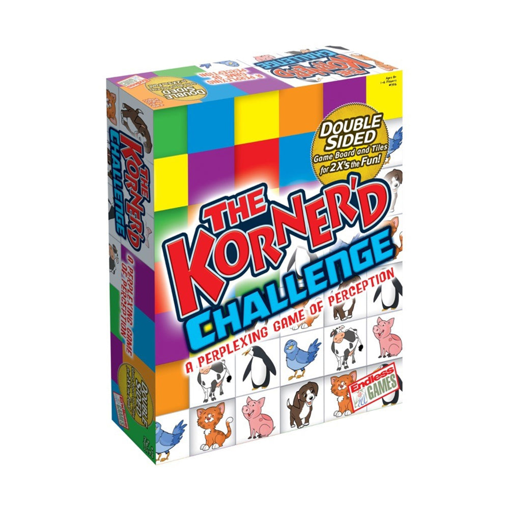 The Korner'd Challenge Double-Sided Puzzle Board Game