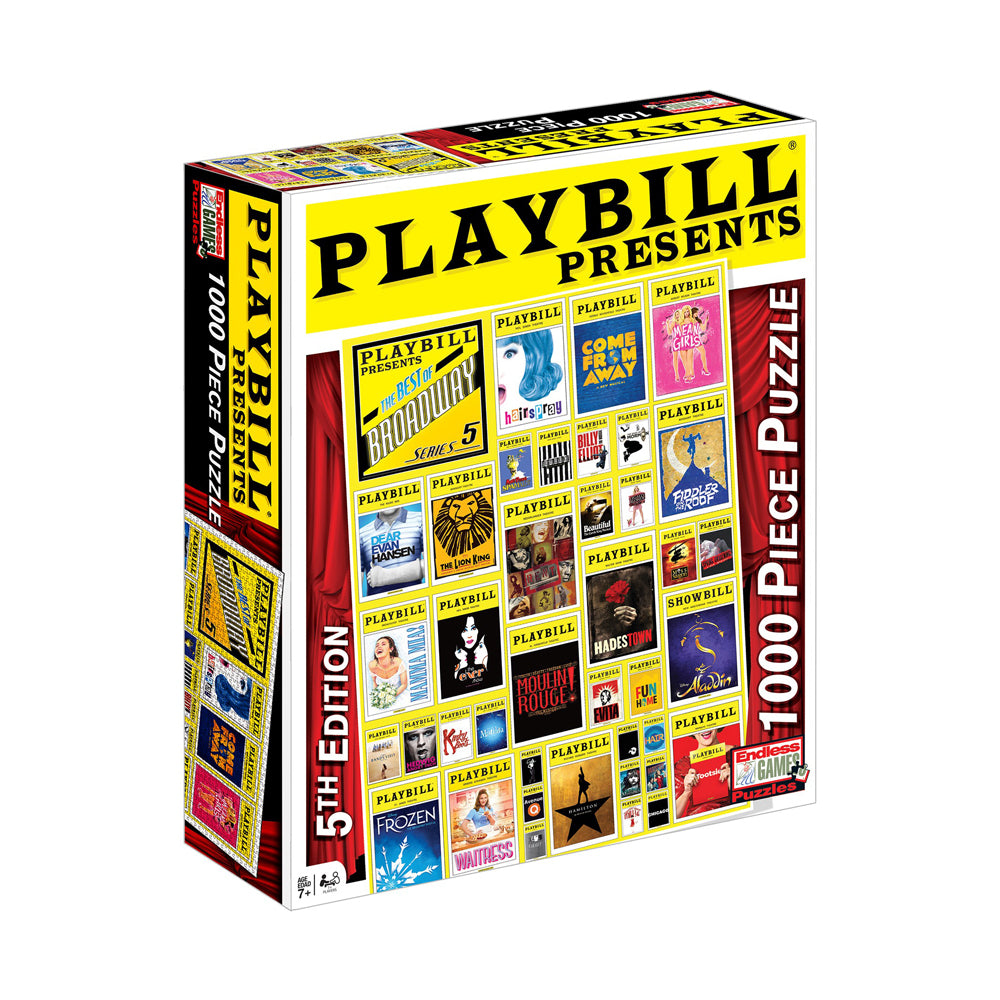 Endless Games Playbill Best of Broadway 1000-Piece Jigsaw Puzzle