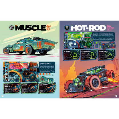 Rebellion Unplugged: Joyride: Survival of the Fastest - Car Combat Board Game, Ages 12+, 2-4 Players