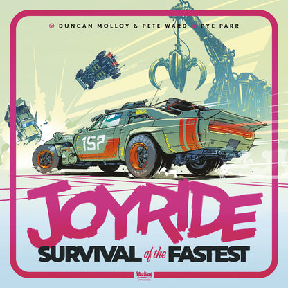 Rebellion Unplugged: Joyride: Survival of the Fastest - Car Combat Board Game, Ages 12+, 2-4 Players