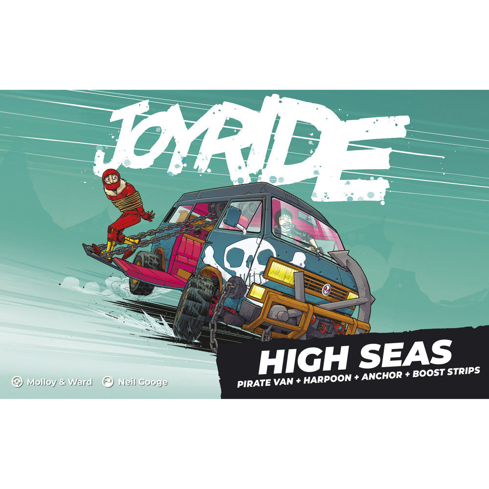 Rebellion Unplugged: Joyride: High Seas - Expansion, Car Combat Board Game, Ages 12+, 2-4 Players