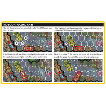 Rebellion Unplugged: Joyride: High Seas - Expansion, Car Combat Board Game, Ages 12+, 2-4 Players