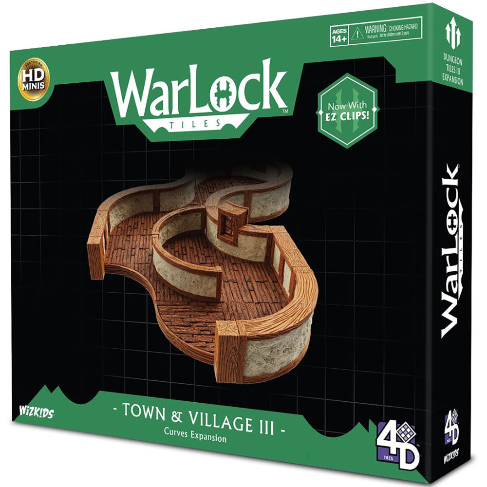 WarLock Tiles: Town & Village III - Curves Expansion Set