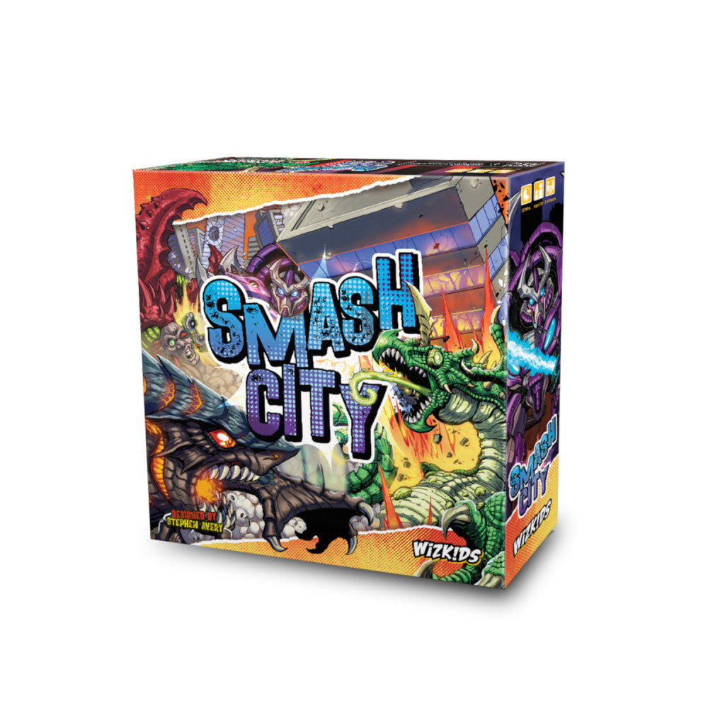 Smash City Kaiju Monster Showdown Board Game