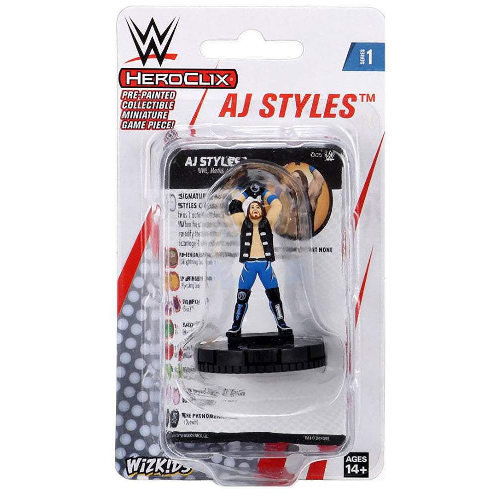 WizKids WWE HeroClix AJ Styles Miniatures Game Expansion Pack