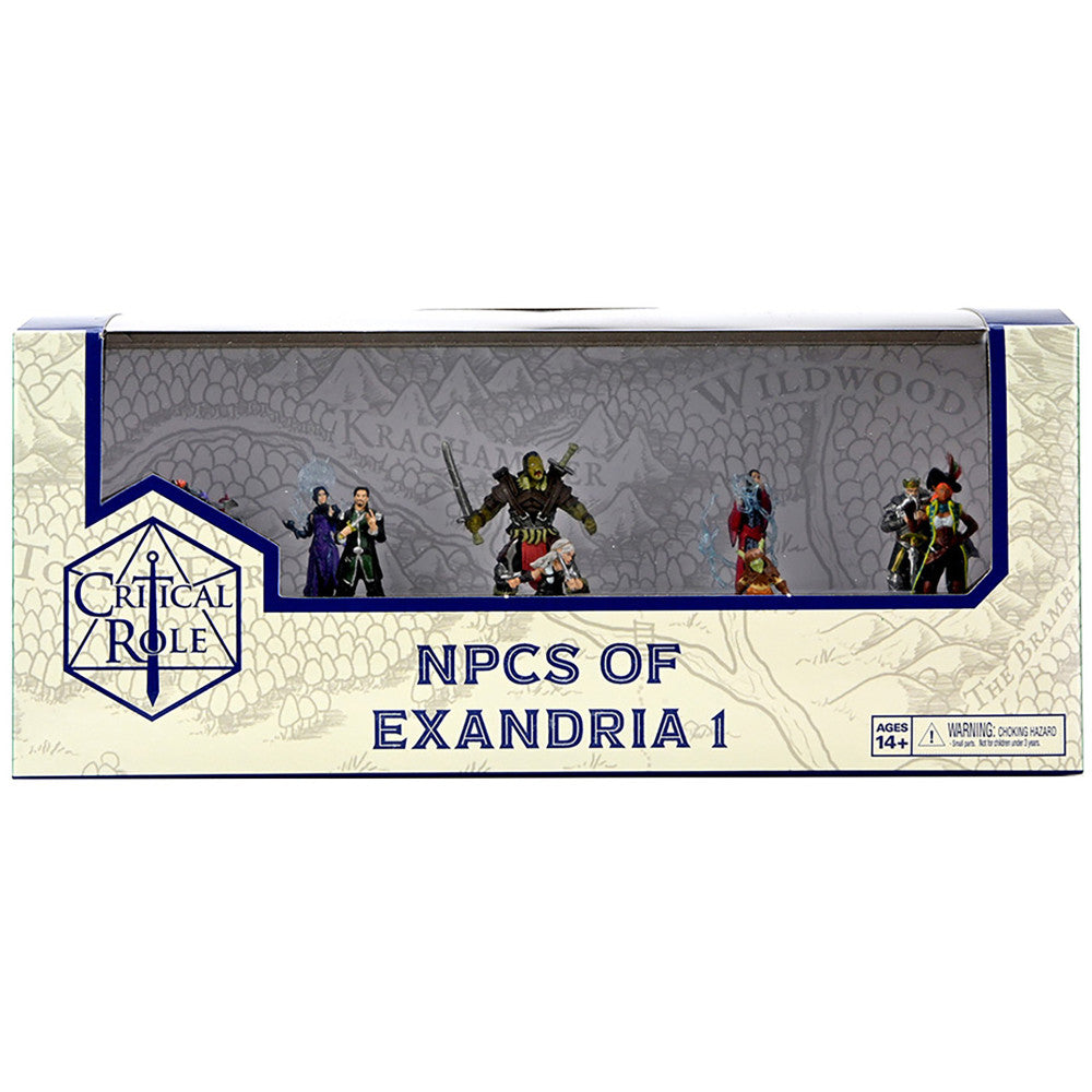 Critical Role: NPCs of Exandria Set 1 - 10 Detailed Miniature Figures, Pre-painted for RPG