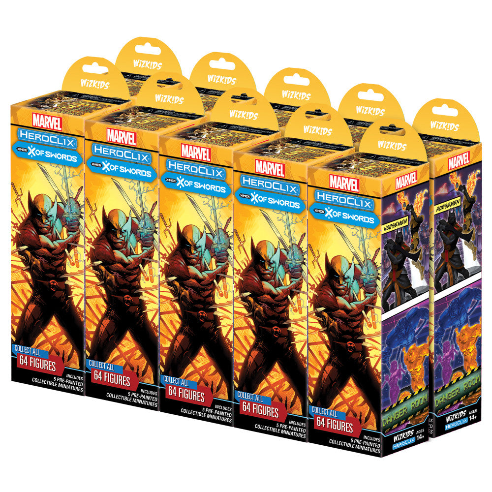 Marvel HeroClix: X-Men X of Swords Collectible Miniatures Game Booster Brick