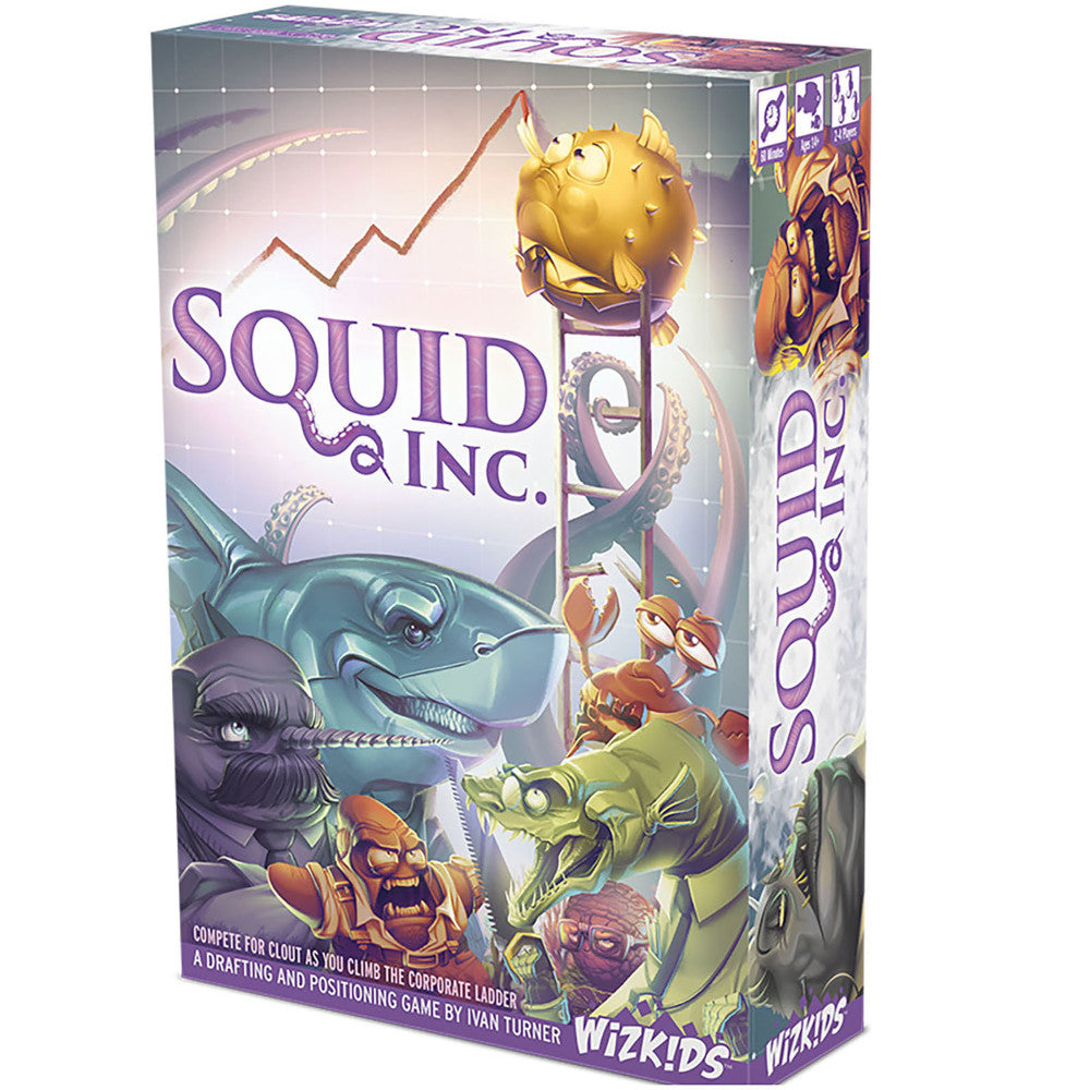 Wizkids Squid Inc. Corporate Ladder Strategy Board Game