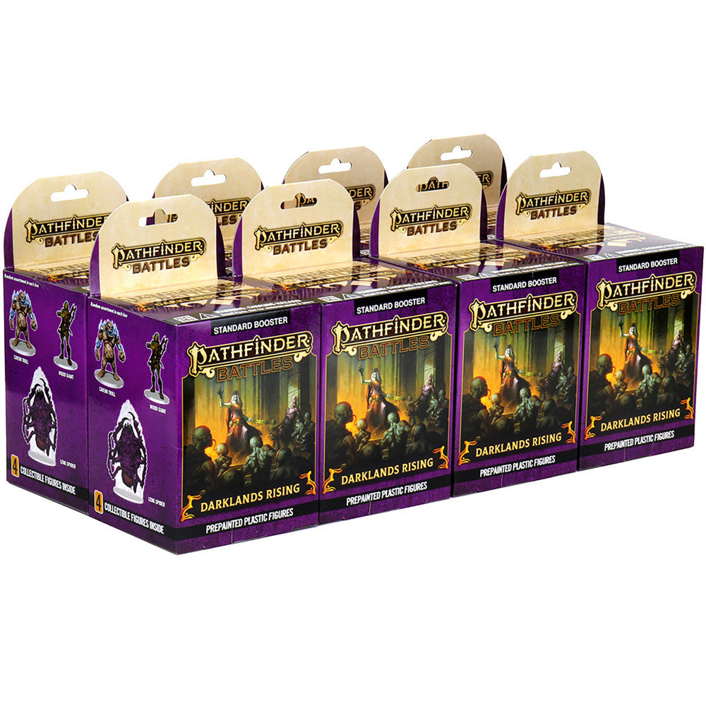 WizKids Pathfinder Battles: Darklands Rising 8 Ct. Booster Brick - Collectible Miniatures