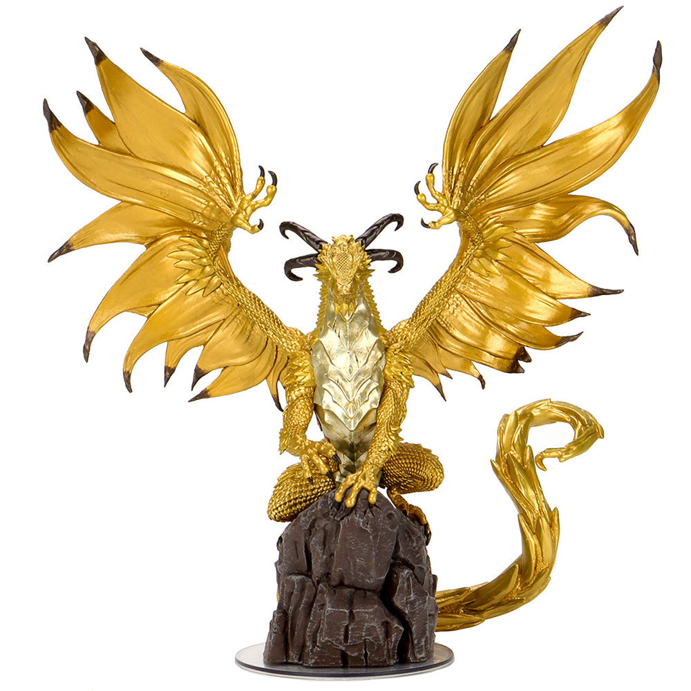 WizKids Pathfinder Battles: 10-inch Mengkare, Great Wyrm Gold Dragon Figure