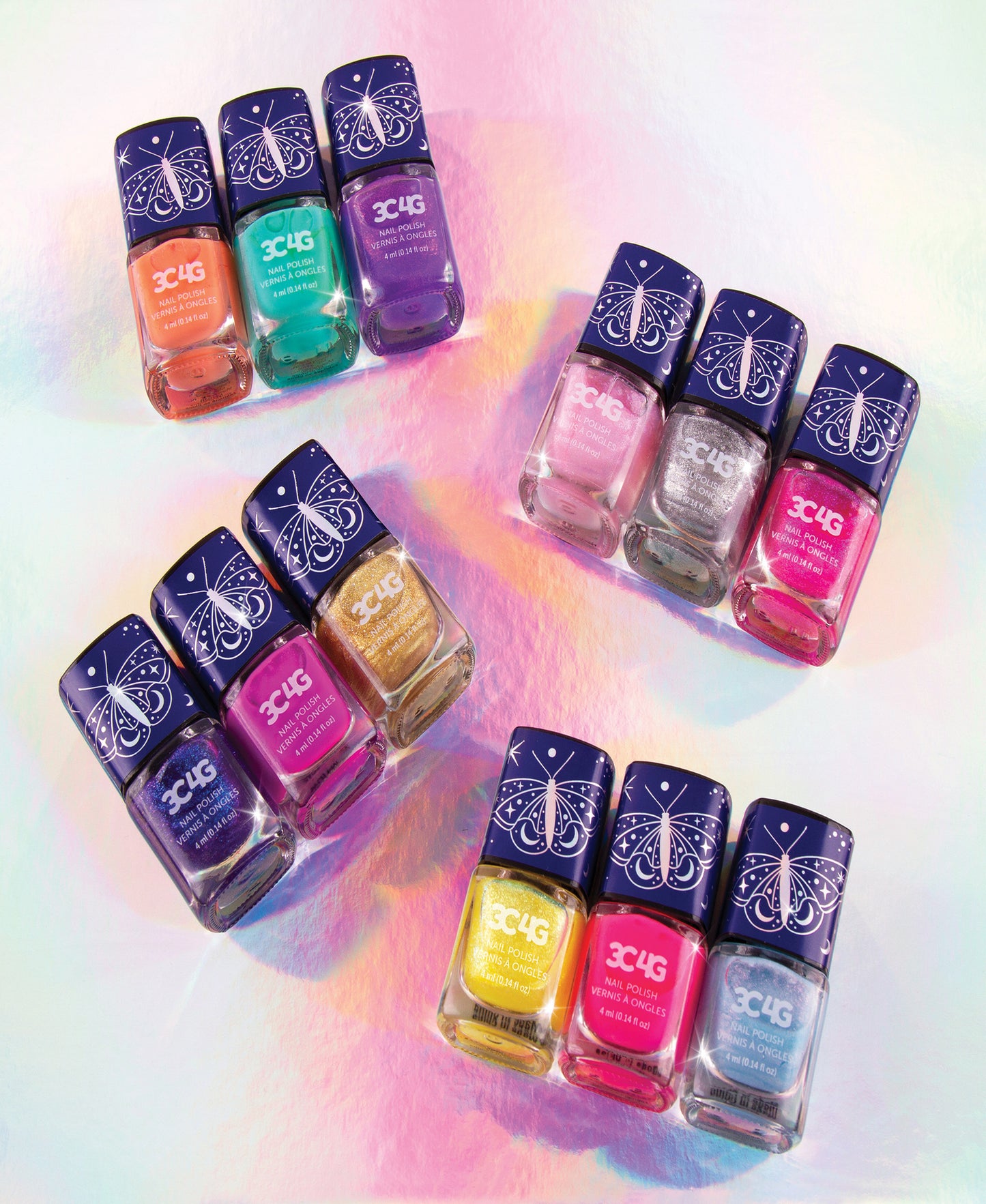 Three Cheers For Girls Celestial Collection Nail Polish Tower Set - 12 Colors