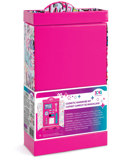 Three Cheers For Girls Graffiti Cosmetic Wardrobe Kit - Vibrant Makeup Set