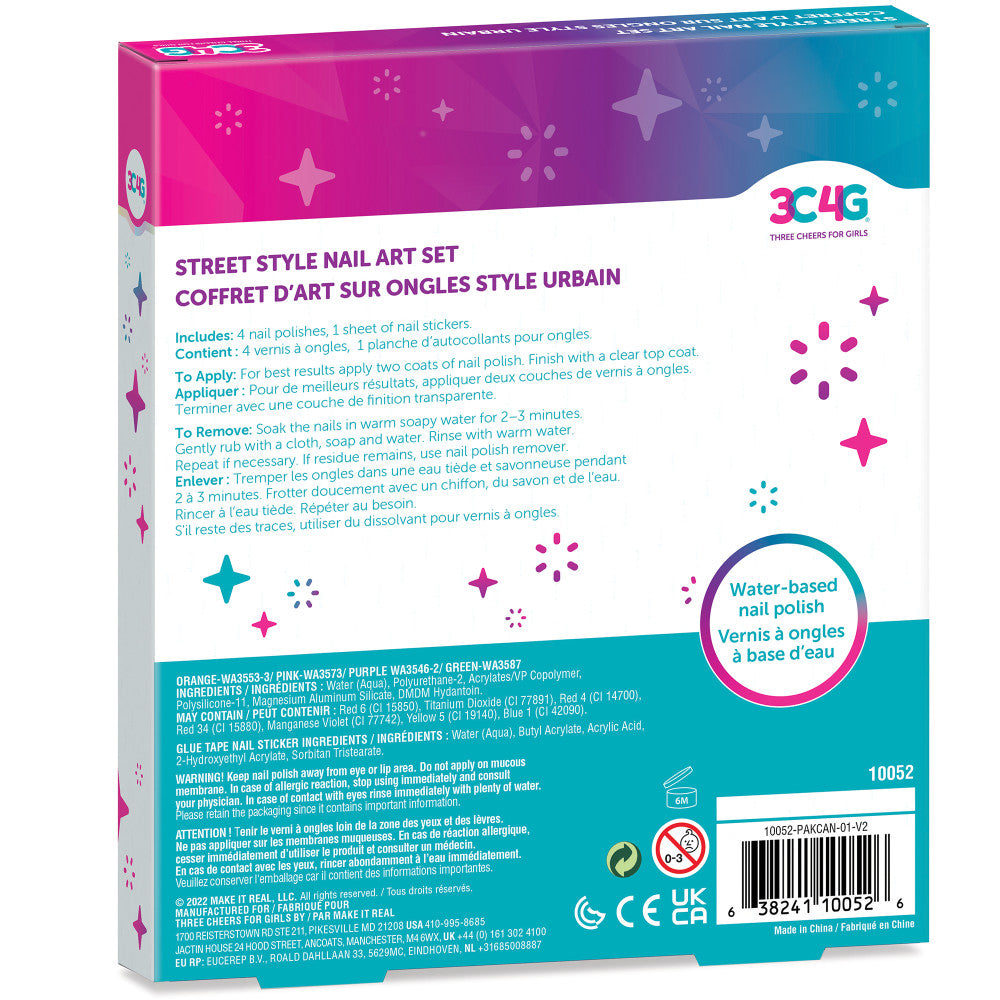 3C4G Graffiti Collection Street Style Nail Art Kit