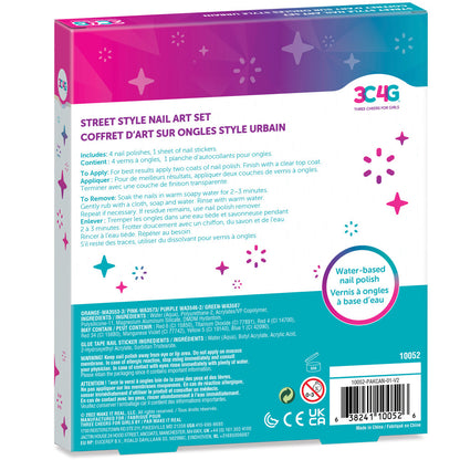 3C4G Graffiti Collection Street Style Nail Art Kit