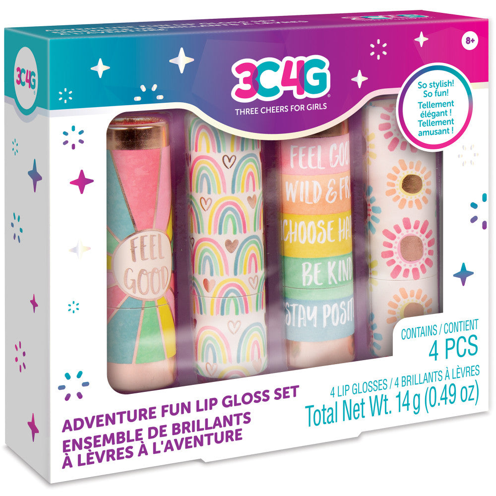 3C4G Adventure Fun Tween Scented Lip Gloss Set - 4 Colors