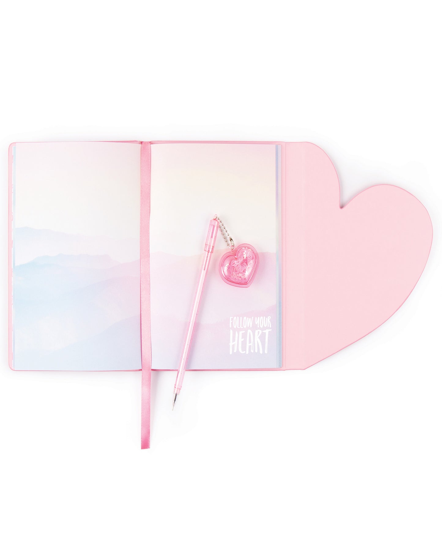 Three Cheers For Girls - Follow Your Heart - Heart-Themed Journal and Pen Set