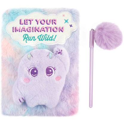 3C4G: Imagination Land Wild Style Plush Journal & Pen - 192 Pages