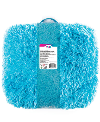 Three Cheers For Girls Celestial Deluxe Fur Lap Desk - Night Sky Blue